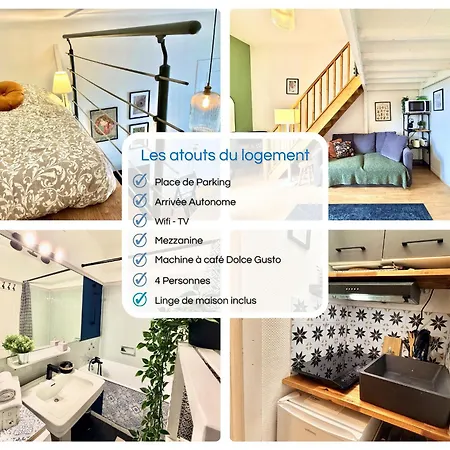 Au Fer à Cheval  Mezzanine - Wifi Apartamento