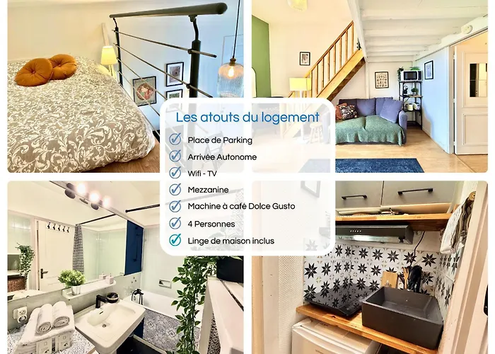 Au Fer à Cheval  Mezzanine - Wifi Apartamento